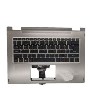 Laptop Upper Case Cover C Shell & Keyboard For ACER For Spin SP314-51 Silver US English Layout