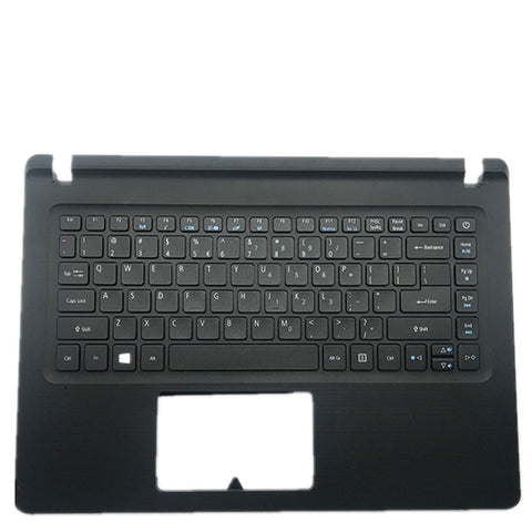 Laptop Upper Case Cover C Shell & Keyboard For ACER For Aspire A315-32 Black US English Layout