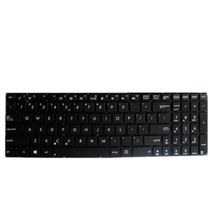 Laptop Keyboard For ASUS K555 K555LD K555ZE K555DA K555DG K555LA K555LB K555LF K555LJ K555LN K555LP K555UA K555UB K555UJ K555UQ K555YI K555ZA Colour Black