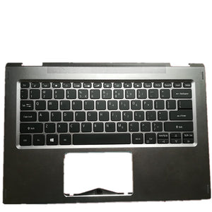 Laptop Upper Case Cover C Shell & Keyboard For ACER For Spin SP515-51GN SP515-51N Silver US English Layout