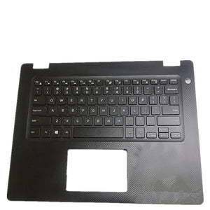 Laptop Upper Case Cover C Shell & Keyboard For DELL Inspiron 3490 Black US English Layout 073TX6