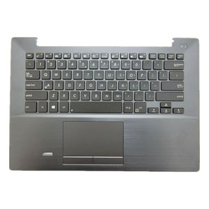 Laptop Upper Case Cover C Shell & Keyboard & Touchpad For ASUS B451 B451JA Grey US English Layout Small Enter Key Layout