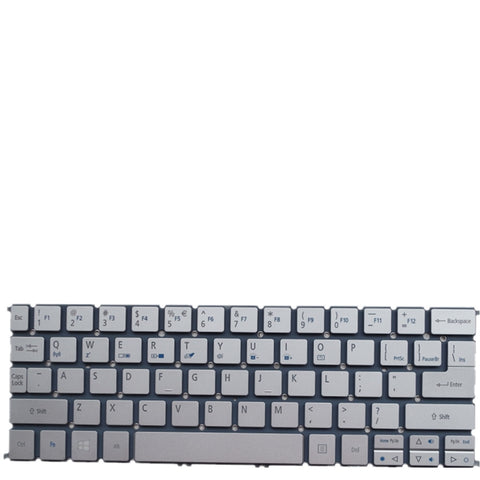 Laptop Keyboard For ACER For Aspire S7-191 Colour Silver US United States Edition