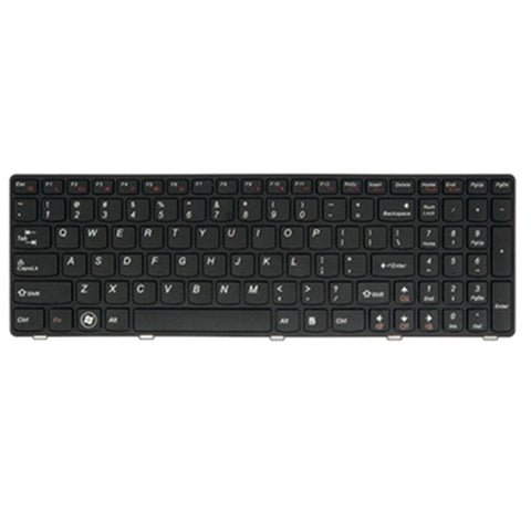 Laptop Keyboard For Lenovo Ideapad Essential G570 Black US United States Layout