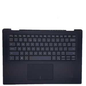 Laptop Upper Case Cover C Shell & Keyboard & Touchpad For DELL Vostro 5490 Black US English Layout