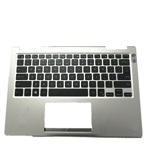 Laptop Upper Case Cover C Shell & Keyboard For DELL Inspiron 7371 Silver US English Layout 05RG29