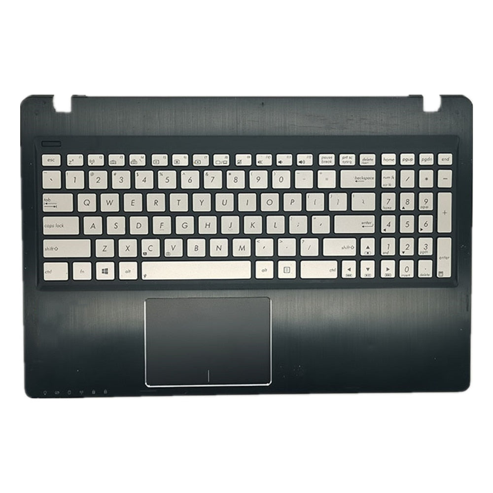 Laptop Upper Case Cover C Shell & Keyboard & Touchpad For ASUS Q500 Q500A Black US English Layout Small Enter Key Layout