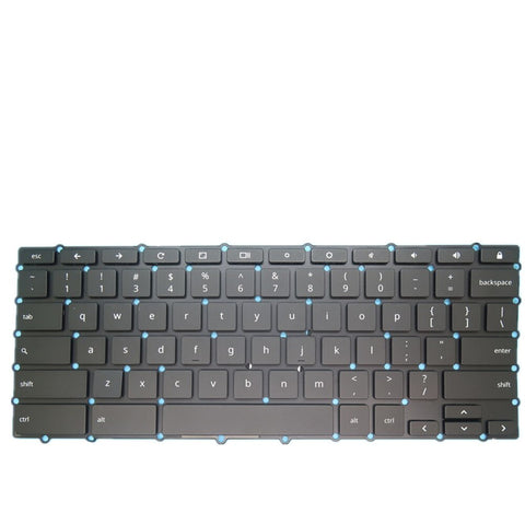 Laptop Keyboard For ASUS For Chromebook Flip C302CA Colour Black US United States Edition 0KNB0-2602US00