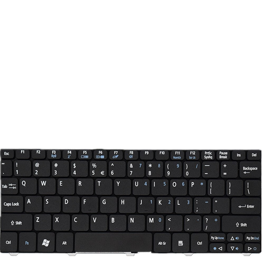 Laptop Keyboard For ACER For Aspire One D255 D255E Black US English Layout