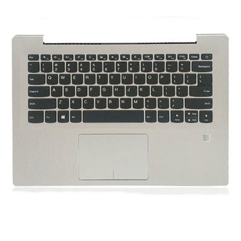 Laptop Upper Case Cover C Shell & Keyboard & Touchpad For Lenovo ideapad 520S-14IKB Color White US English Layout