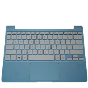 Laptop Upper Case Cover C Shell & Keyboard & Touchpad For Samsung NP-N110 N108 N100 Blue US English Layout 