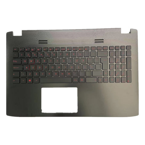 Laptop Upper Case Cover C Shell & Keyboard For ASUS G552 G552VW G552VX Grey US English Layout Big Enter Key Layout