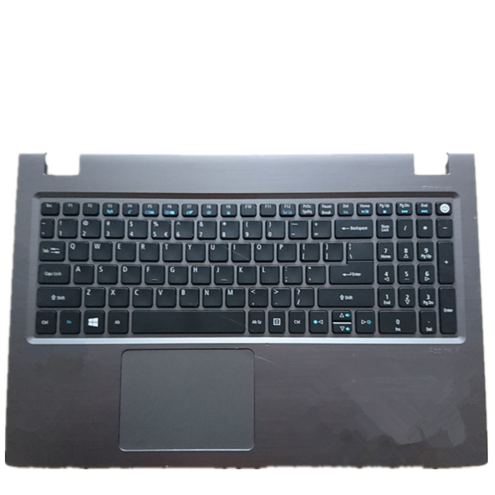 Laptop Upper Case Cover C Shell & Keyboard & Touchpad For ACER For Aspire T5000 Black US English Layout N15Q12 