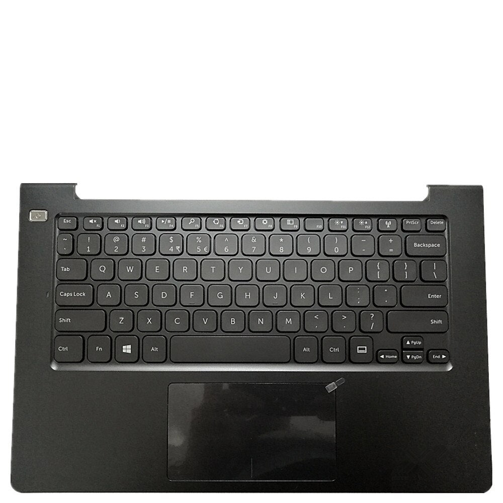 Laptop Upper Case Cover C Shell & Keyboard & Touchpad For DELL Inspiron 3135 Black US English Layout 0461HD