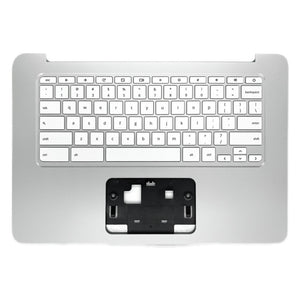 Laptop Upper Case Cover C Shell & Keyboard For HP Chromebook 14 G4 White US English Layout Small Enter Key Layout