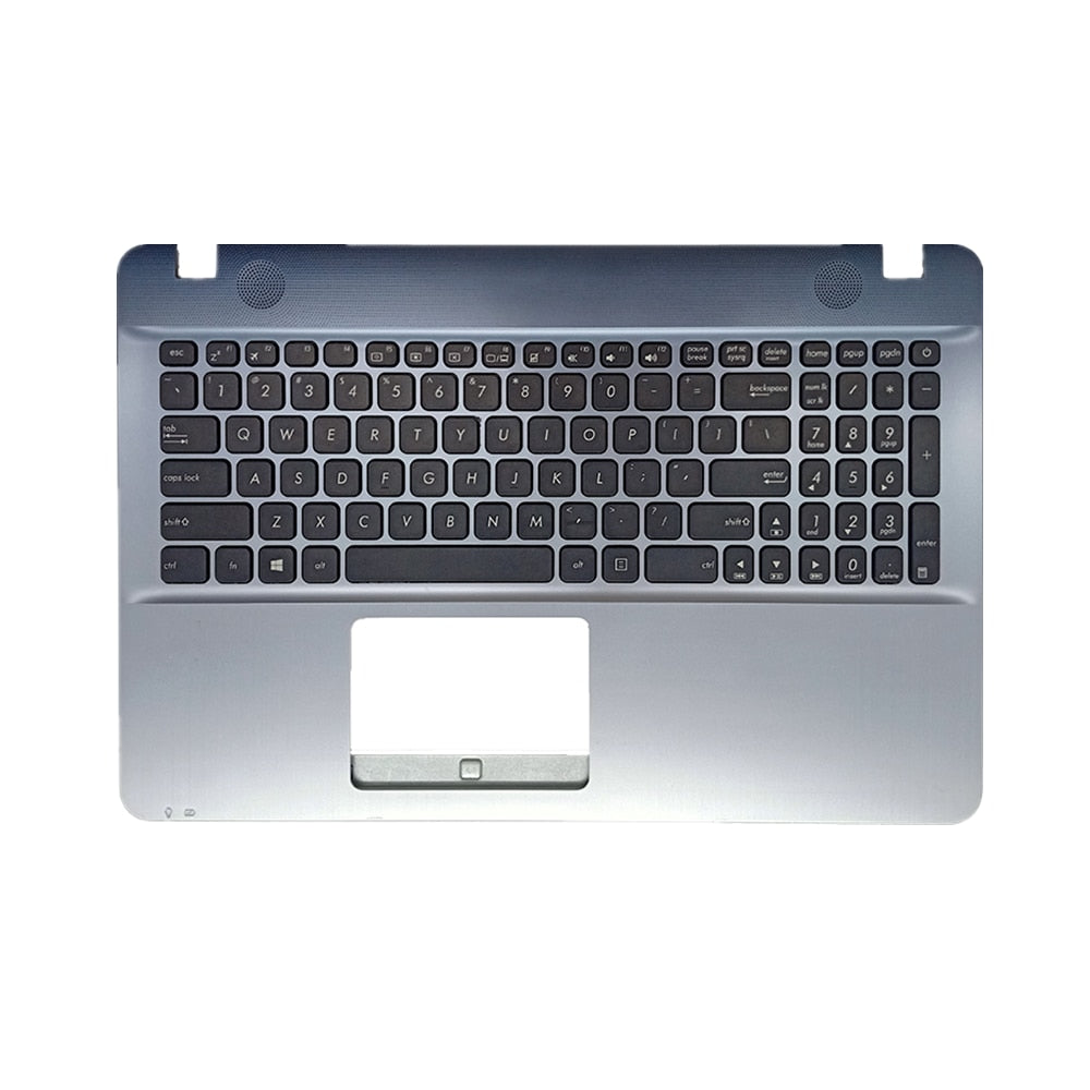 Laptop Upper Case Cover C Shell & Keyboard For ASUS D541 D541SA D541SC Silver US English Layout Small Enter Key Layout