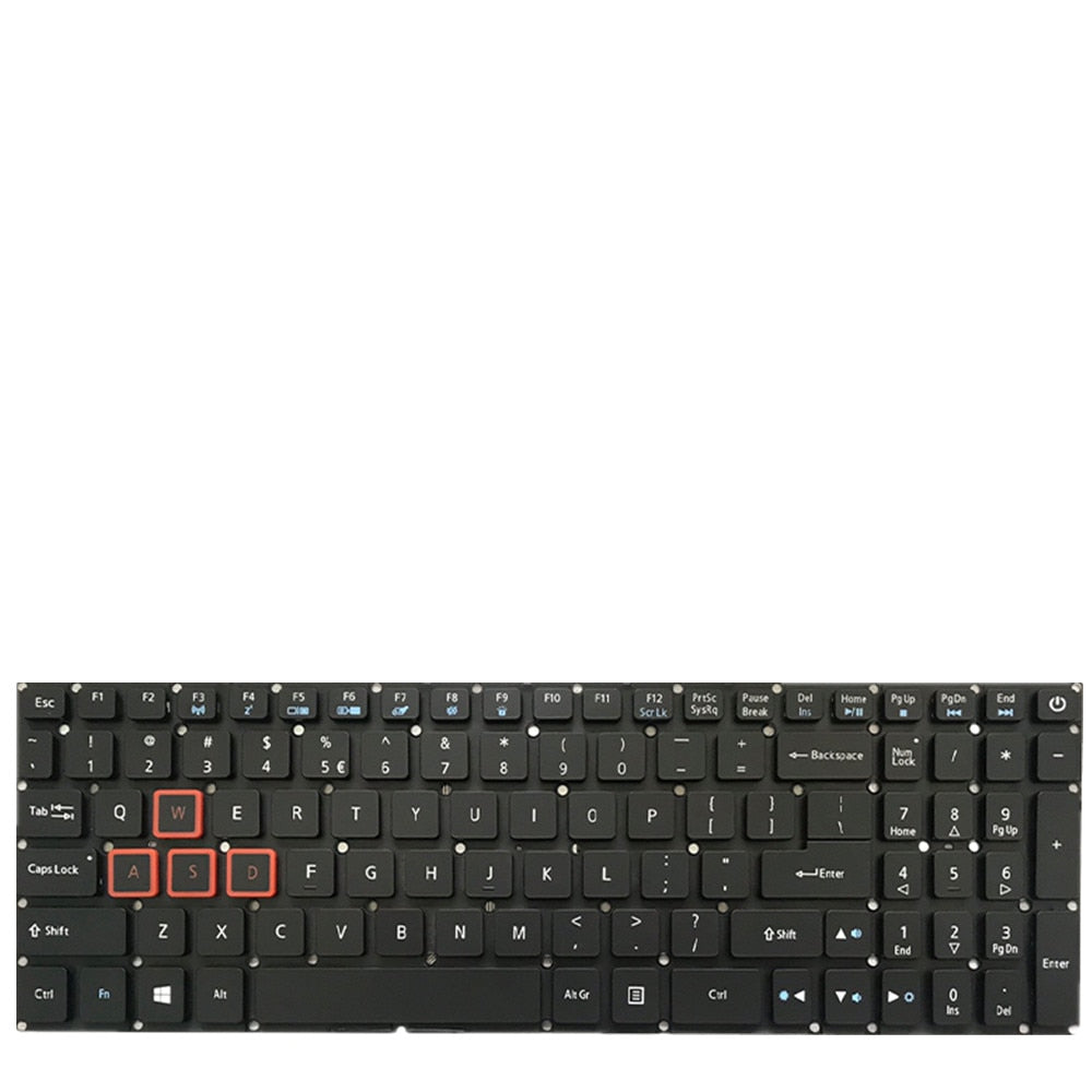 Laptop Keyboard For ACER For Nitro AN515-51 Colour Black US United States Edition