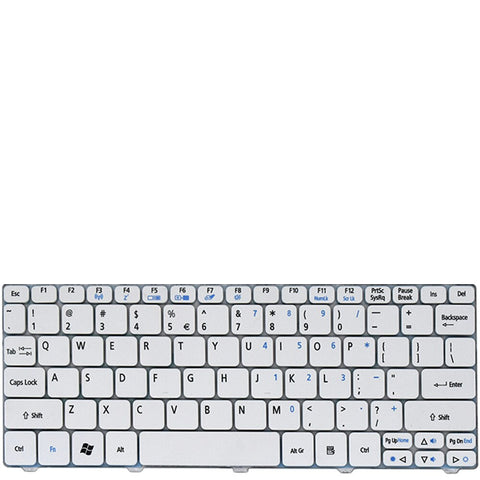 Laptop Keyboard For ACER For Aspire One D260 White US English Layout