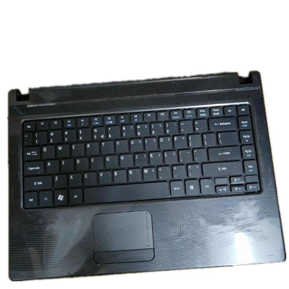 Laptop Upper Case Cover C Shell & Keyboard & Touchpad For ACER For Aspire 4350 4350G Black US English Layout