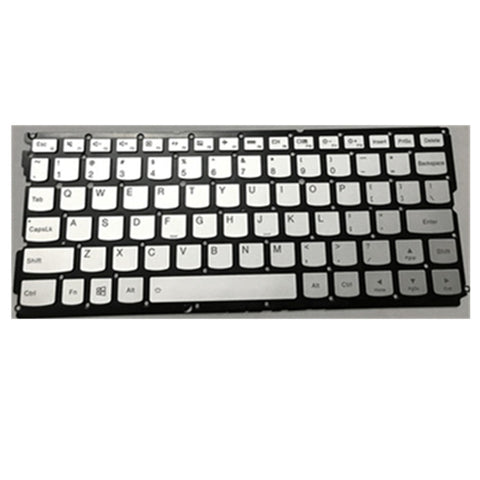 Laptop Keyboard For Lenovo Yoga 900S-12ISK Silver US United States Layout