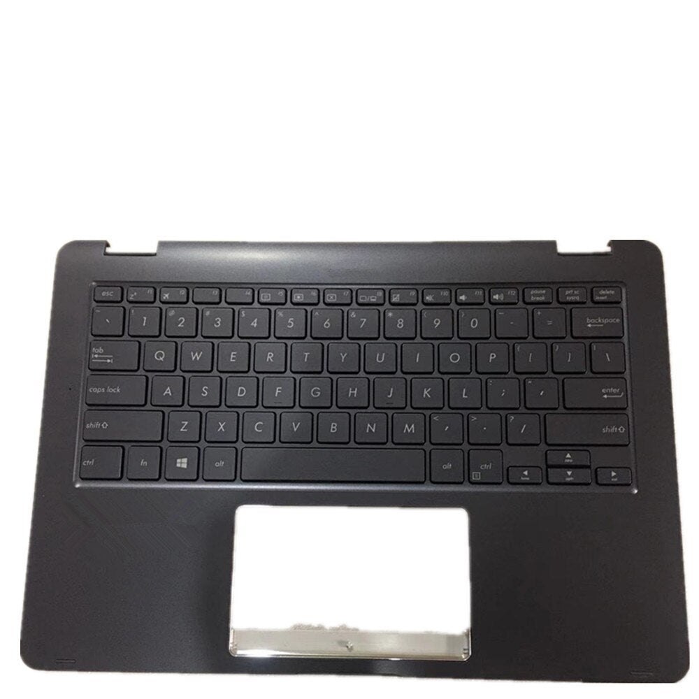 Laptop Upper Case Cover C Shell & Keyboard For ASUS NovaGo TP370QL Colour Black US English Layout