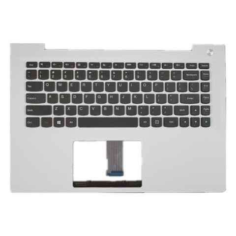 Laptop Upper Case Cover C Shell & Keyboard For Lenovo ideapad 500S-14ISK Color White US English Layout