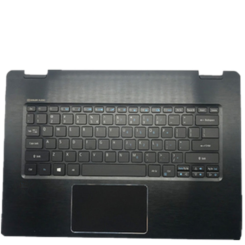 Laptop Upper Case Cover C Shell & Keyboard & Touchpad For ACER For Aspire R5-471 R5-471T Black US English Layout