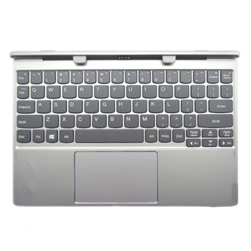 Laptop Upper Case Cover C Shell & Keyboard & Touchpad For Lenovo IdeaPad Miix 320-10ICR Silver US English Layout