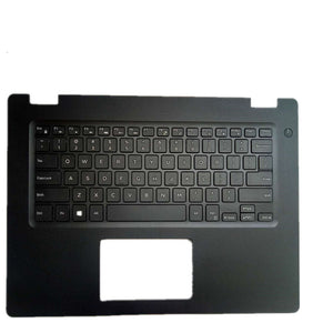 Laptop Upper Case Cover C Shell & Keyboard For DELL Latitude 3490 Black US English Layout