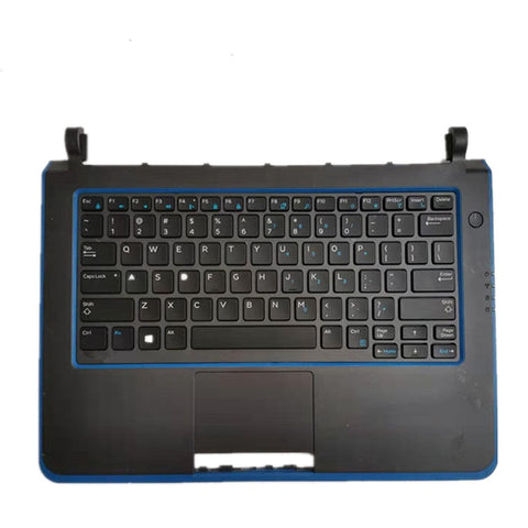 Laptop Upper Case Cover C Shell & Keyboard & Touchpad For DELL Latitude 3350 Black US English Layout