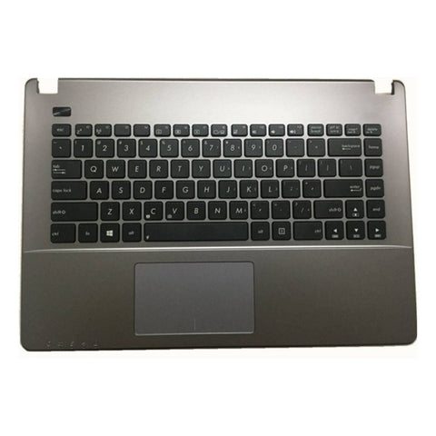 Laptop Upper Case Cover C Shell & Keyboard For ASUS W408 W408LD W408MD W408MJ Grey US English Layout Small Enter Key Layout