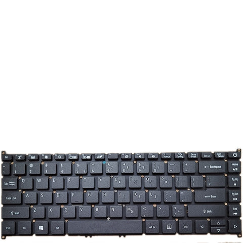 Laptop Keyboard For ACER For TravelMate P249-G3-M P249-G3-MG Colour Black US United States Edition