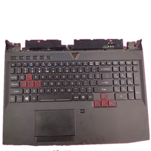 Laptop Upper Case Cover C Shell & Keyboard & Touchpad For ACER For Predator G9-593 Black US English Layout