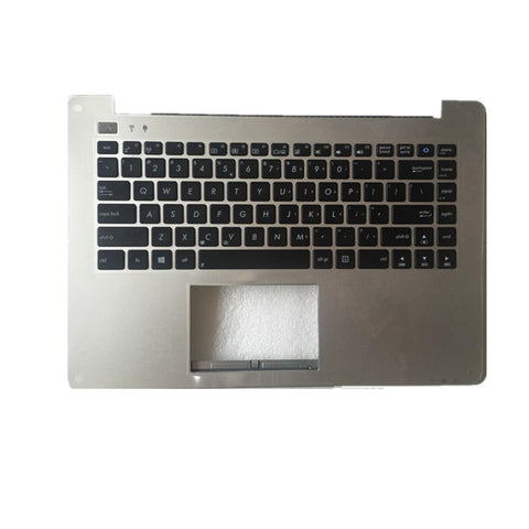 Laptop Upper Case Cover C Shell & Keyboard For ASUS V451 V451LA V451LB V451LN Silver US English Layout Small Enter Key Layout