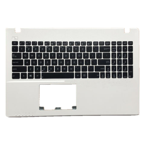 Laptop Upper Case Cover C Shell & Keyboard For ASUS FL4000 FL4000C White US English Layout Small Enter Key Layout