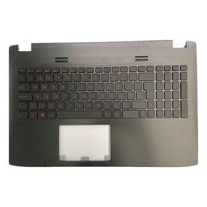 Laptop Upper Case Cover C Shell & Keyboard For ASUS GL552 GL552JX GL552VX GL552VL GL552VW Grey US English Layout Big Enter Key Layout