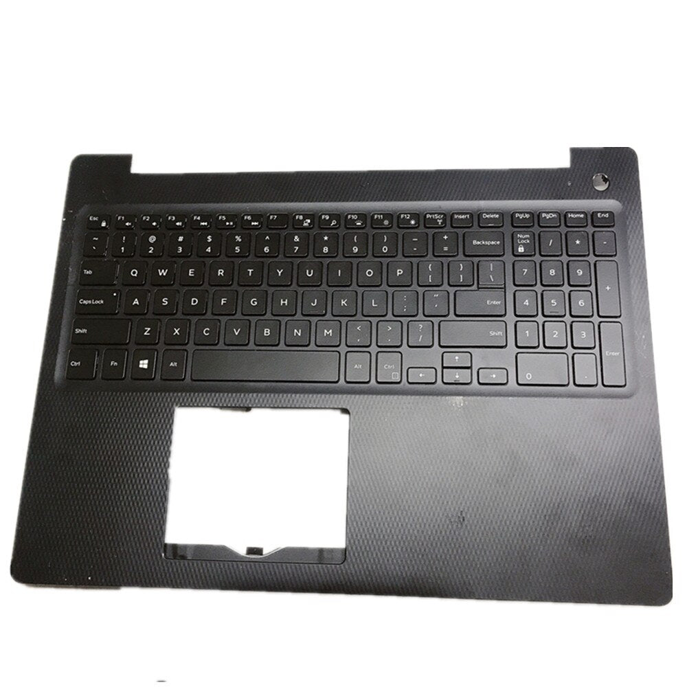 Laptop Upper Case Cover C Shell & Keyboard For DELL Inspiron 3582 Black 0P4MKJ US English Layout