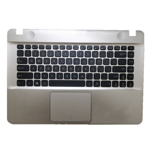 Laptop Upper Case Cover C Shell & Keyboard & Touchpad For ASUS X441 X441SA X441SC X441UA Silver US English Layout Small Enter Key Layout