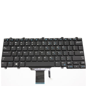 Laptop Keyboard For DELL Latitude E5270 US UNITED STATES edition Colour Black