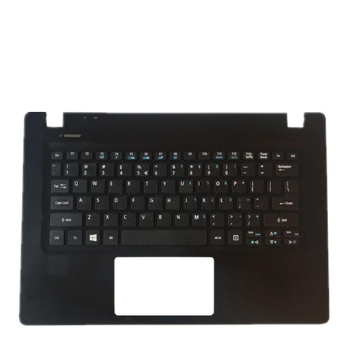 Laptop Upper Case Cover C Shell & Keyboard For ACER For Aspire A314-32 Black US English Layout