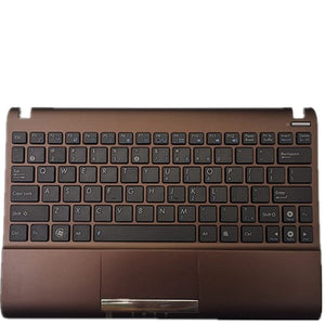 Laptop Upper Case Cover C Shell & Keyboard & Touchpad For ASUS For Eee PC 1215B 1215N 1215P 1215T Colour Brown US English Layout