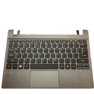 Laptop Upper Case Cover C Shell & Keyboard & Touchpad For ACER For Aspire V5-171 Silver US English Layout