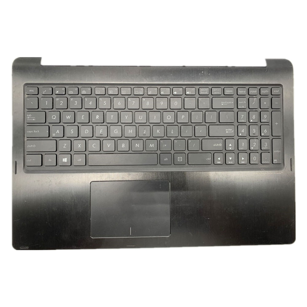 Laptop Upper Case Cover C Shell & Keyboard & Touchpad For ASUS Q551 Q551L Q551LB Q551LN Grey US English Layout Small Enter Key Layout