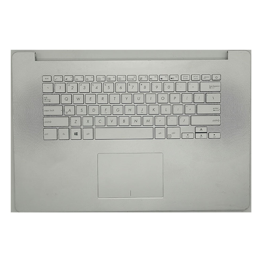 Laptop Upper Case Cover C Shell & Keyboard & Touchpad For ASUS NX500 NX500J NX500JK White US English Layout Small Enter Key Layout