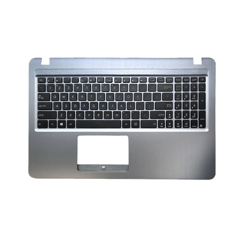 Laptop Upper Case Cover C Shell & Keyboard For ASUS VM520 VM520UP Silver US English Layout Small Enter Key Layout