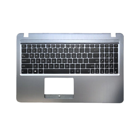 Laptop Upper Case Cover C Shell & Keyboard For ASUS X540NA Colour Silver US English Layout