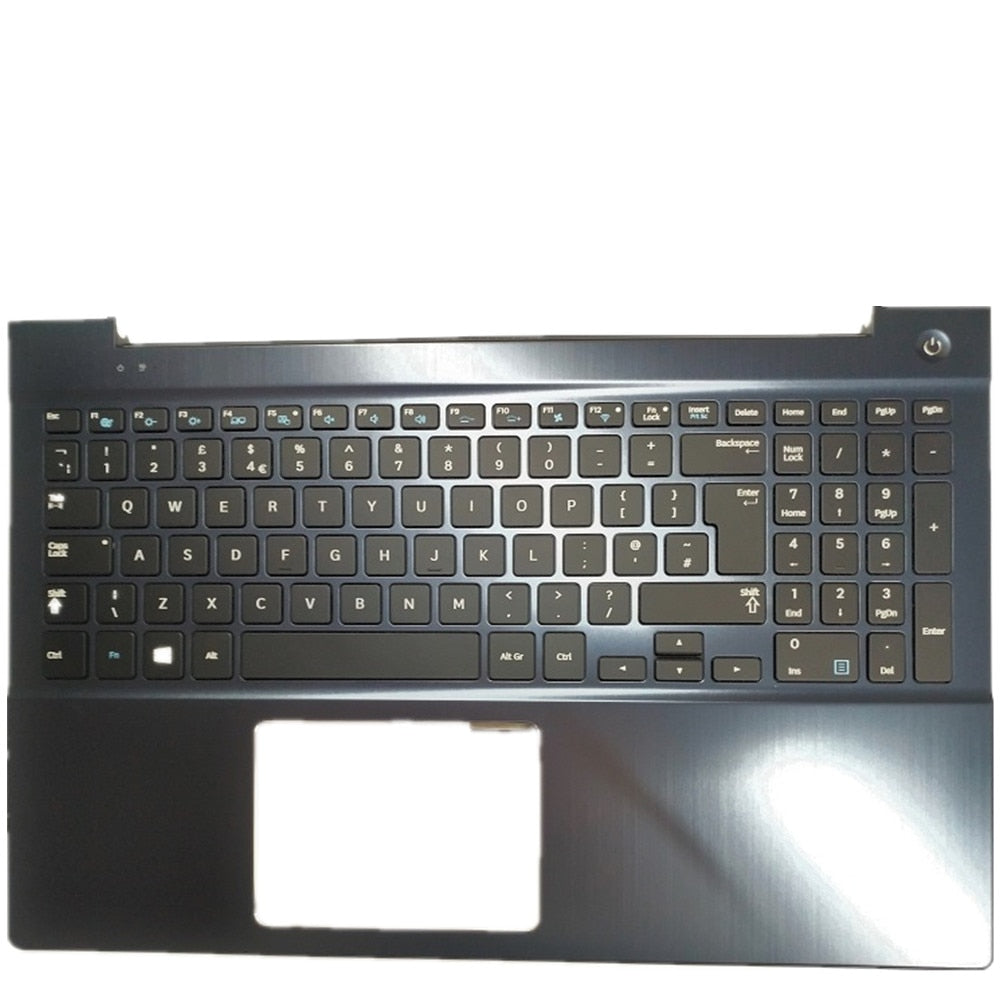 Laptop Upper Case Cover C Shell & Keyboard For Samsung NP770Z5E Black US English Layout