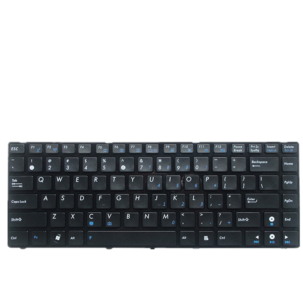 Laptop Keyboard For ASUS X40 X40U Colour Black