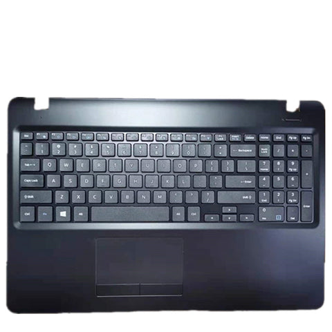 Laptop Upper Case Cover C Shell & Keyboard & Touchpad For Samsung NP530E5M Black US English Layout
