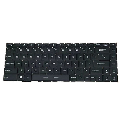 Laptop Keyboard For MSI For WF66 Black US English Edition